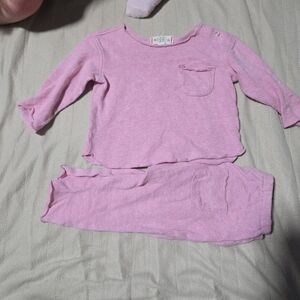 Egg New York Pink Long Sleeve Top and Pants Set